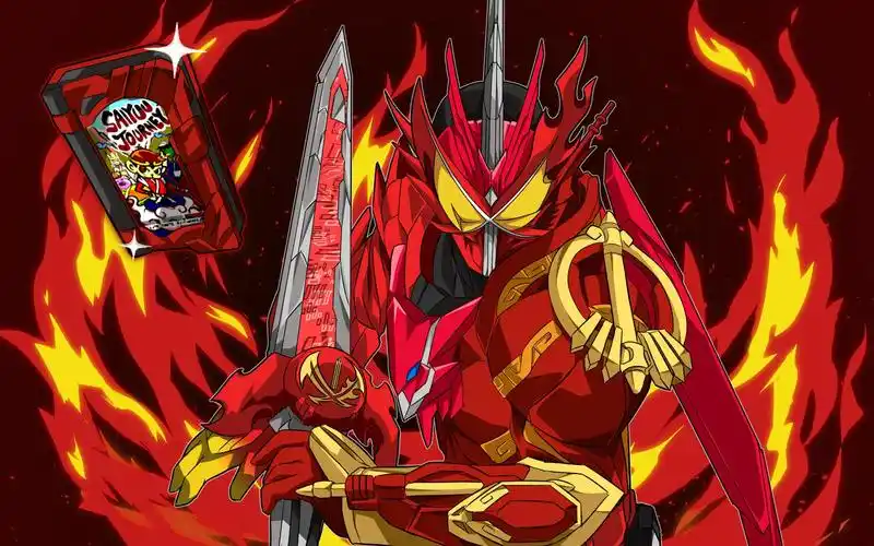 活动作品krl假面骑士saber深红飞龙形态登场必杀