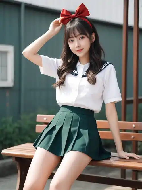 纯真笑颜映红蝶jk少女的可爱日常