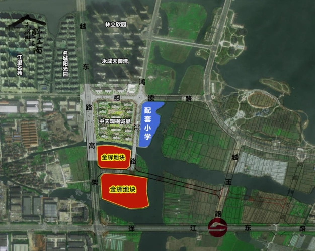 金辉地产袍江两湖住宅地块规划公示!