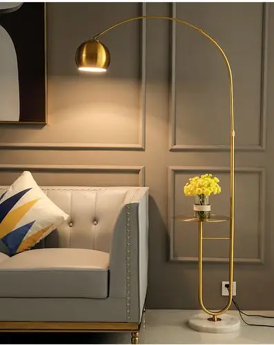 沙发灯落地式台灯落地灯护眼钓鱼灯落地灯钓鱼灯落地灯客厅卧室床头风