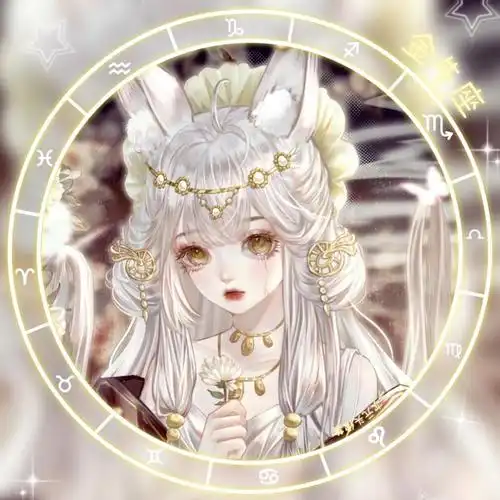 十二星座动漫卡通图片 十二星座黑化少女图片