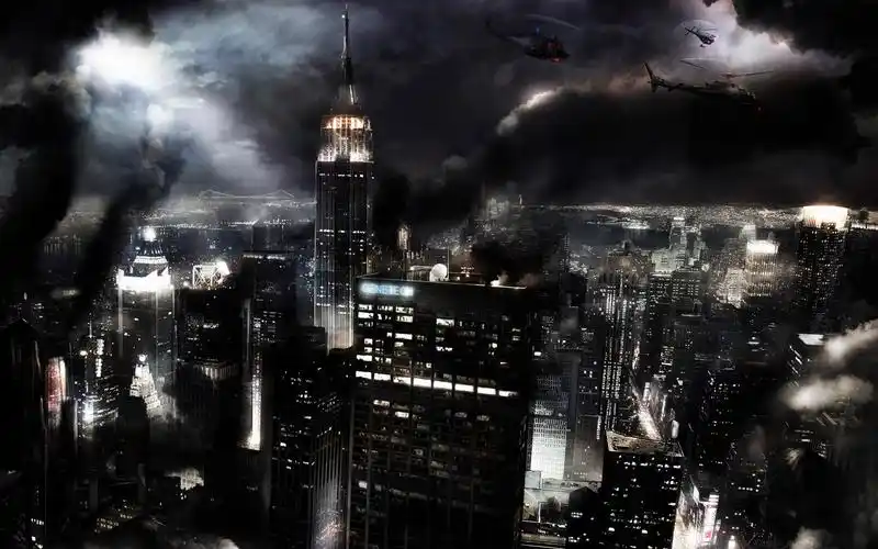 末日城市混战的桌面壁纸