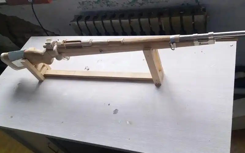 手工自制模型二战名枪kar98k