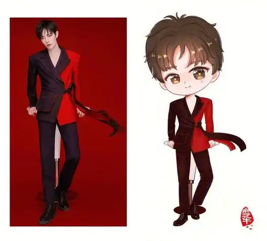 肖战q版人物萌图 头像