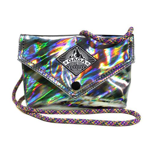 泰国潮牌gaga包mini bag单斜挎包迷幻镭射百搭随身包炸街蹦迪包