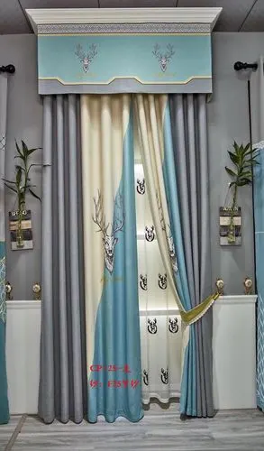「荣华软装」成品窗帘 帘头 现代简约 qh