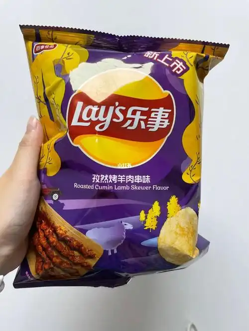 乐事孜然烤羊肉串味薯片