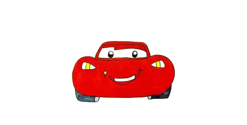 闪电麦昆怎么画