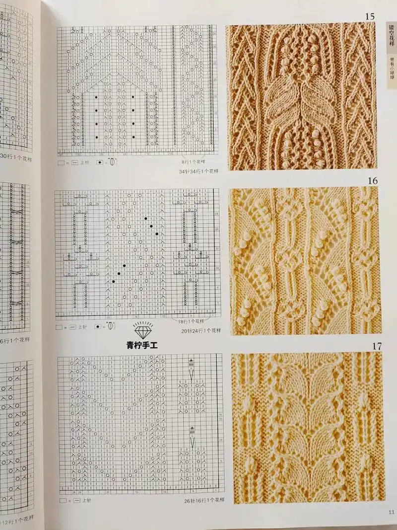 棒针花样图解分享～#毛衣花样 #棒针花样 #毛衣花样图解 # - 抖音