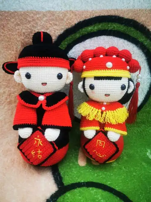 钩针婚娃