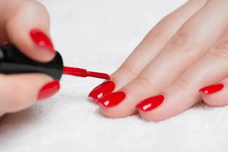 女人,红色,指甲油,美甲,美女,修剪_高清图片_全景视觉