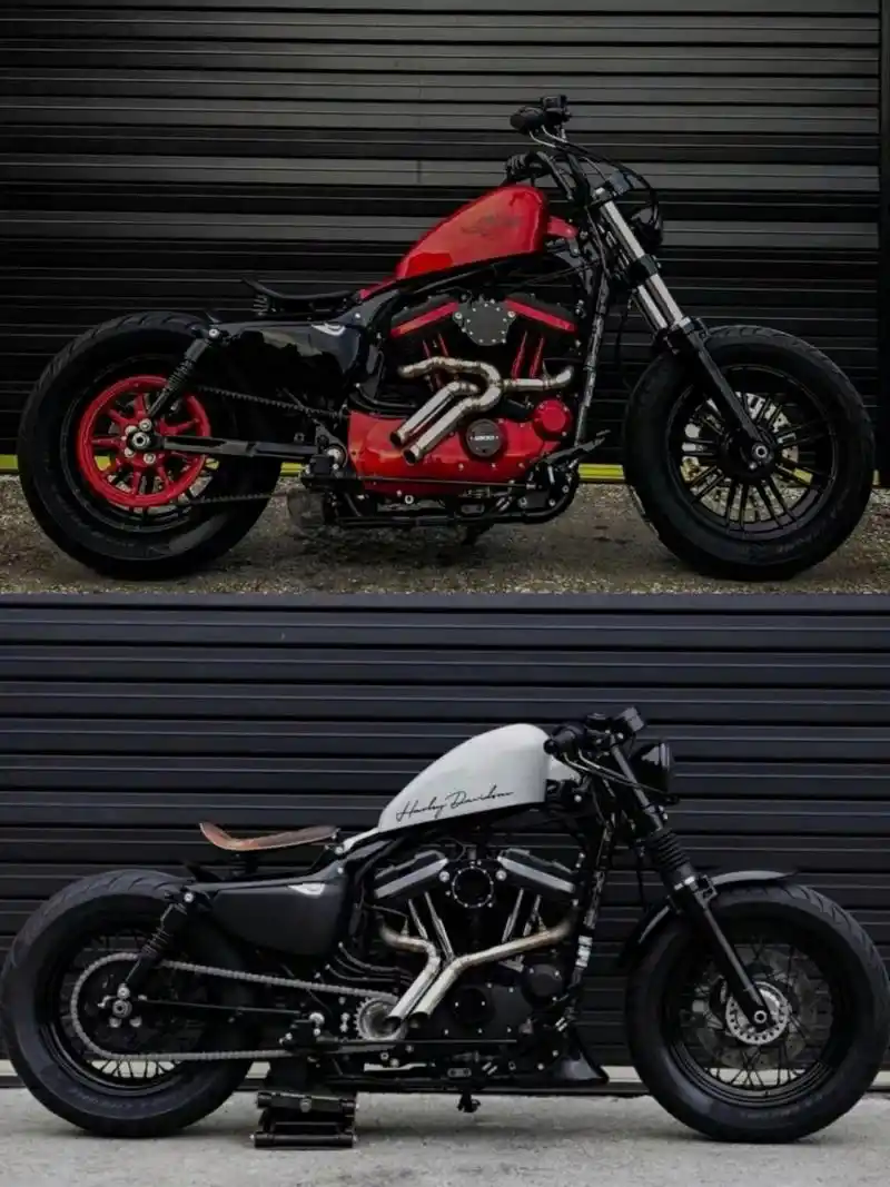 摩托车分享|哈雷硬汉883改装方案7515 水滴箱的魅力你感受到了吗