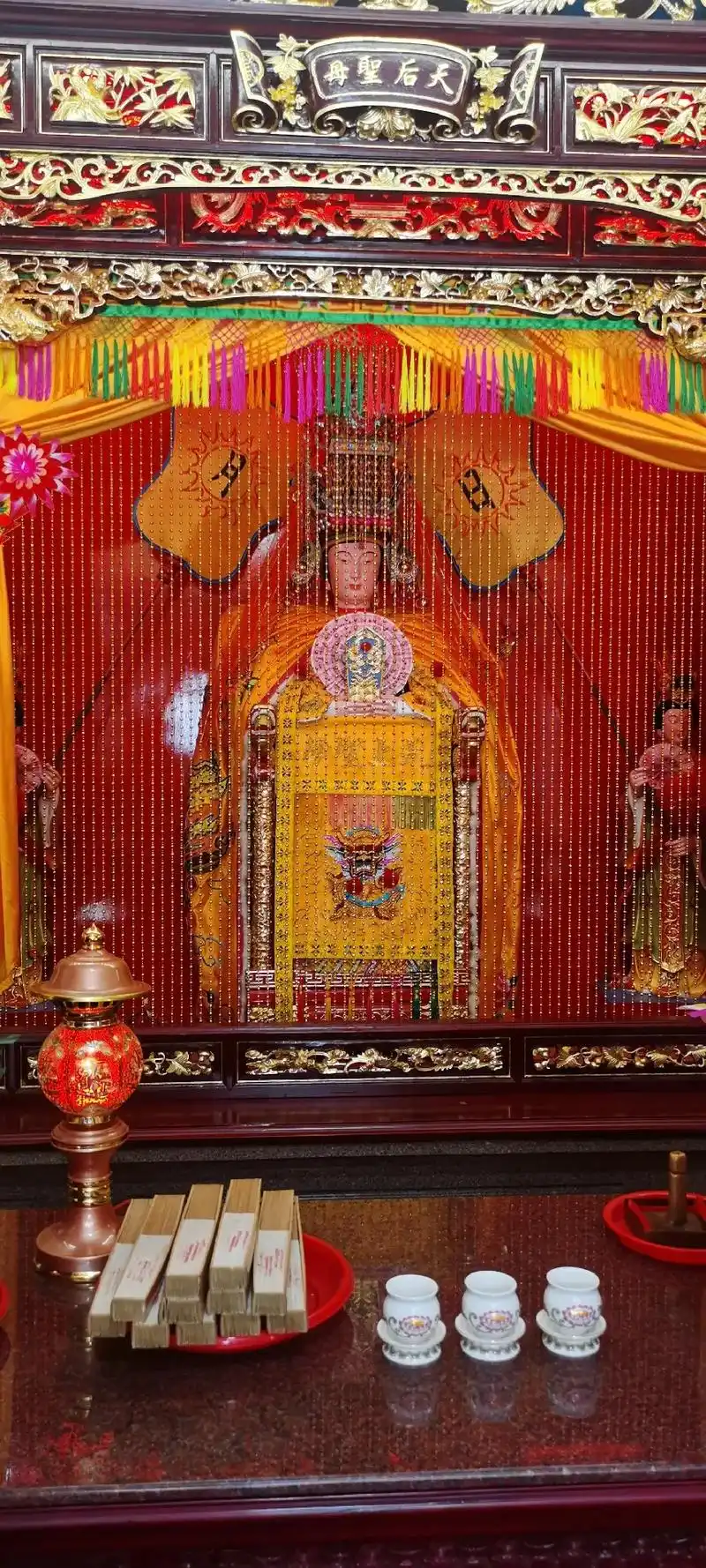 传承文化 网红潮南区两英镇海洋天后宫供奉湄洲祖庙分灵妈祖和 - 抖