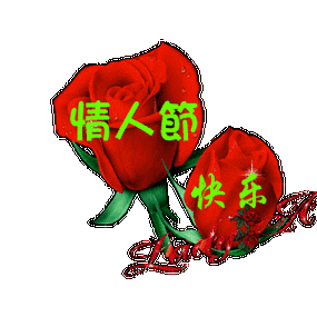 情人节快乐!