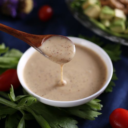 烘焙原料 丘比焙煎芝麻味沙拉酱 蔬菜寿司 面包三明治沙拉酱200ml