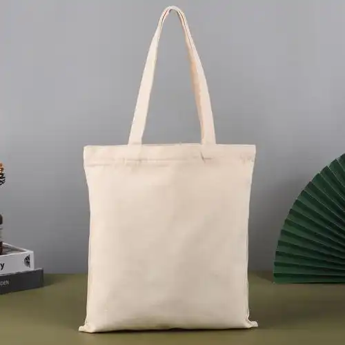 厂家供应空白帆布袋 学生单肩手提棉布袋 超市礼品购物袋印logo