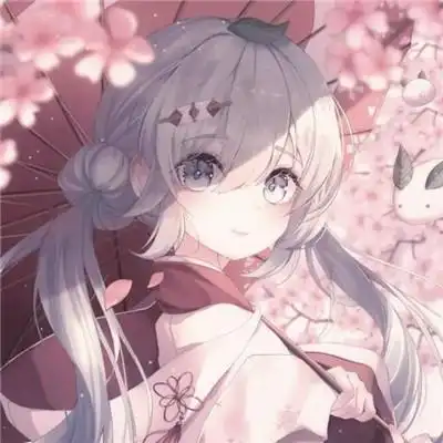 粉色系少女头像可爱