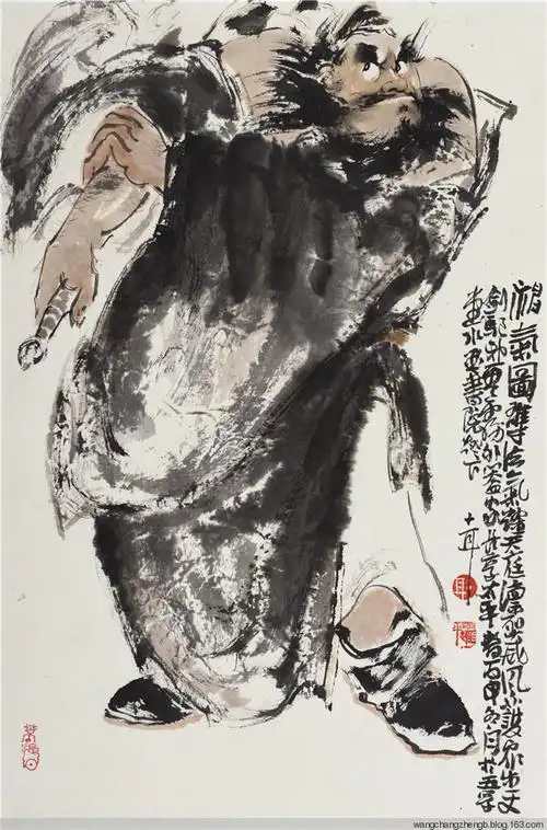林跃平 人物钟馗作品欣赏 - wangchangzhengb - wangchangzhengb的
