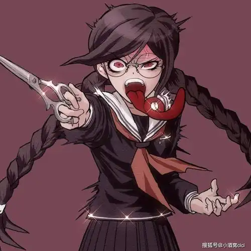 弹丸论破腐川冬子清纯小姑娘和长舌头杀人狂头像壁纸分享