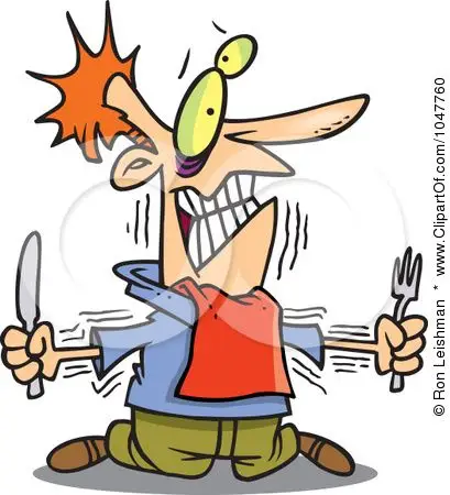 hungry people clipart