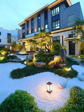 苏州园林式别墅效果图