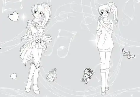 巴拉巴拉小魔仙贝贝公主简笔画