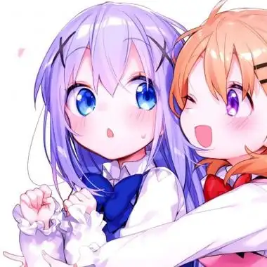 二次元可爱闺蜜头像两张 高清可爱又俏皮二次元闺蜜的图像_闺蜜姐妹