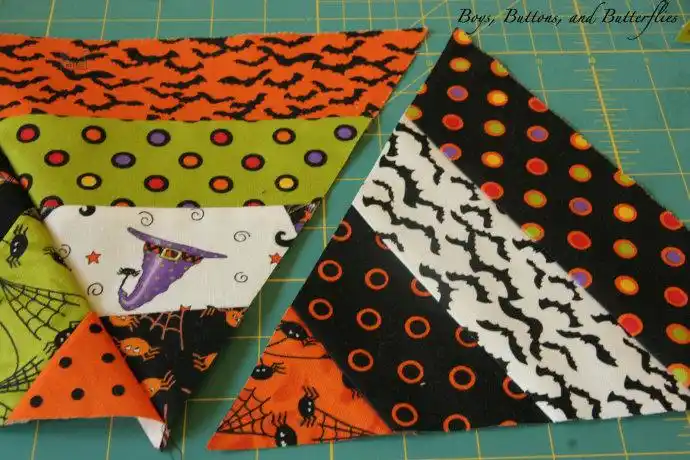 1蜘蛛网拼布被子长方形带角度拼布尺英文阿紫手工教程