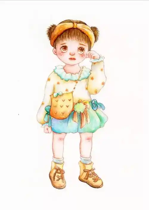 丙烯水彩画教程动漫人物丙烯颜料人物画教程