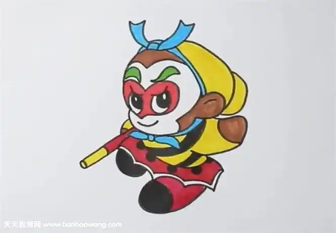 齐天大圣孙悟空怎么画