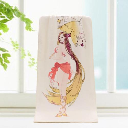 日本毛巾te温变遇水变色贵妃韩国飞燕魔术毛巾