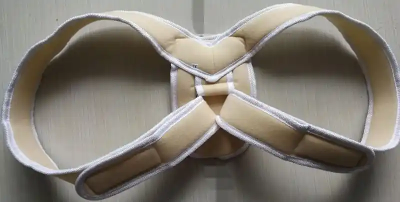 肩胛骨固定带锁骨肩部成人儿童医用八字绷带驼背8字绑带儿童复合布