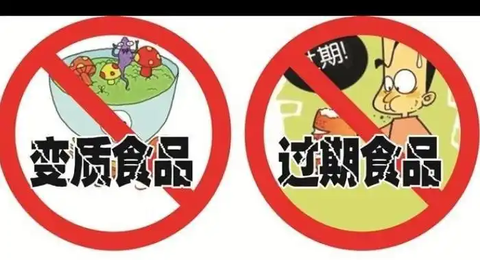 过期食品危害大,食品安全靠大家.