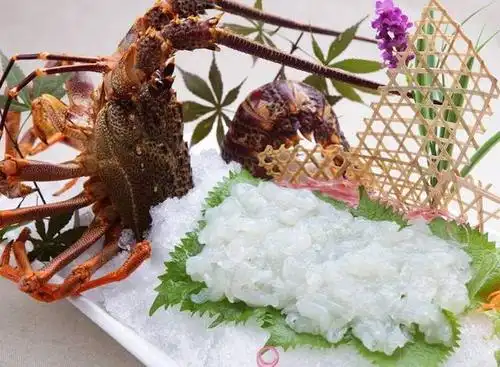 龙虾刺身,视觉盛宴,喜欢的举手