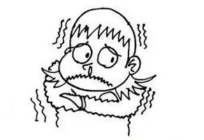 关于很冷的简笔画