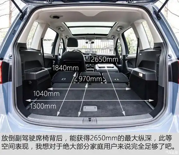 求一张2018款7座后箱尺寸图,官方的哪种.谢谢?
