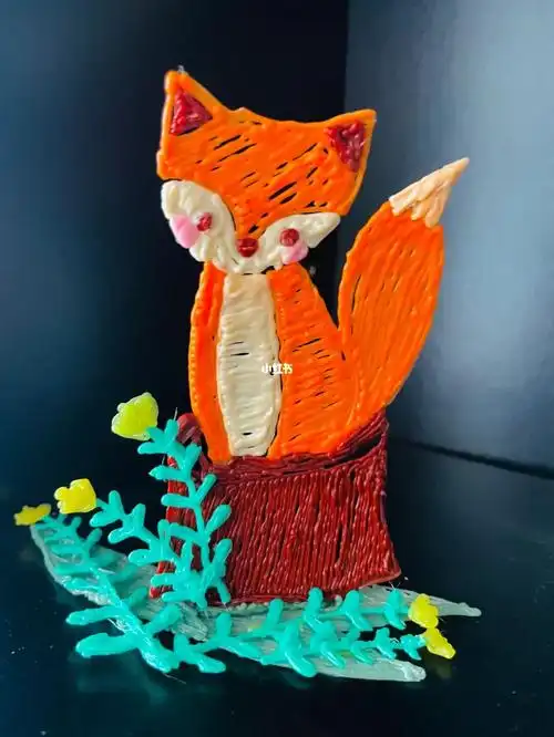 3d打印笔小王子的狐狸