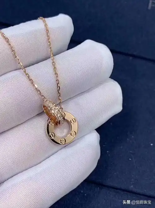 6:卡地亚双环项链