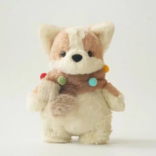 捷迈怪力大福可爱cookle曲奇小狗柯基毛绒玩具可爱柔软毛 20c·m柯基