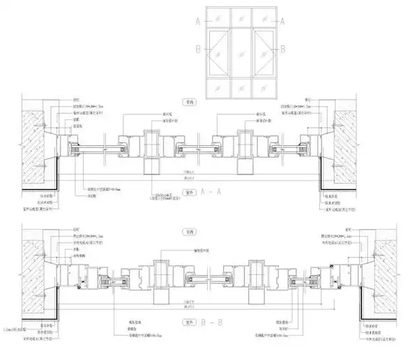 门窗通用节点图2017(cad)