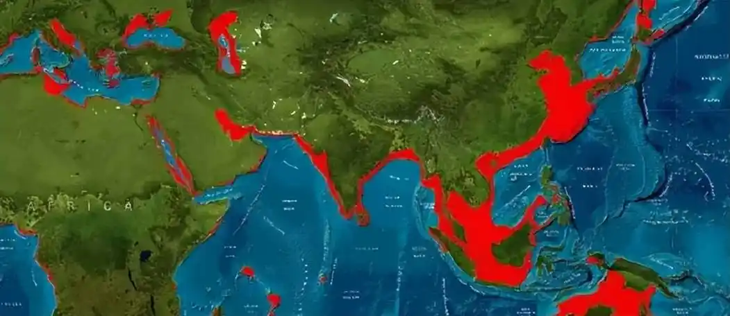 假如两极冰川融化淹没了所有陆地,人类该如何求生?_技术_资源_海洋