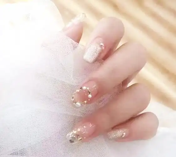 2020款晶石猫眼温柔新娘婚甲,婚甲图片-lomo美甲