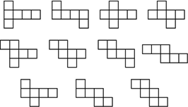 什么样的平面图形可以折叠成正方体,什么样的平面图形可以折叠成四个