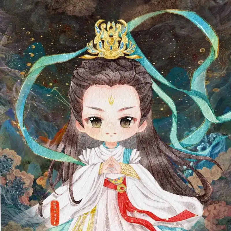 q版 在追剧了,追平了,开始画画了 目前在副本,先画罗云熙的冥夜吧 一