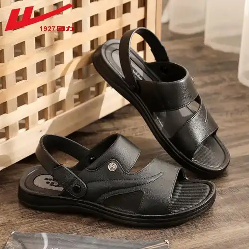 回力warrior凉鞋男士夏季百搭休闲沙滩鞋潮流室外穿两用防滑透气凉拖