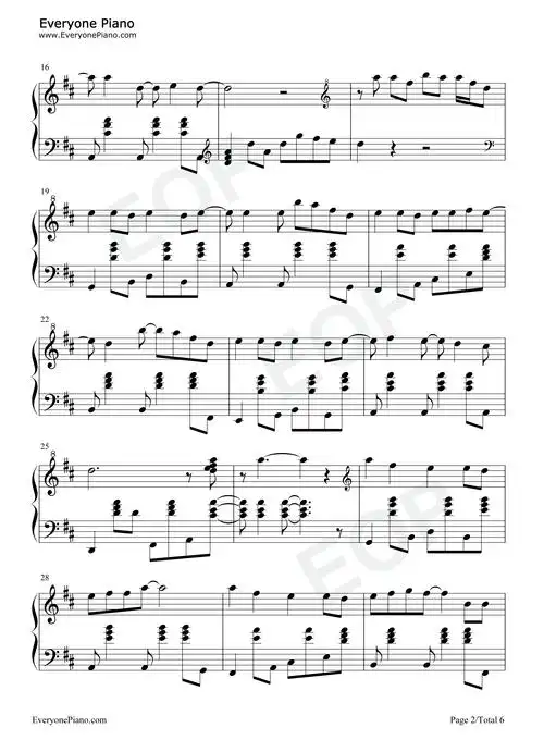 summertime-夏日时光-史上最甜的日语歌-抖音爆火五线谱预览2