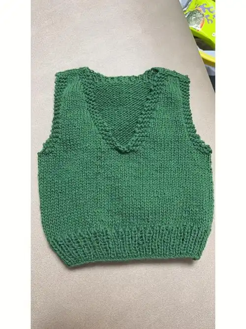 又是无聊的一天呢#宝宝背心  #背心编织