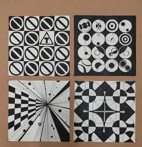 二维设计基础 点线面综合 矛盾空间