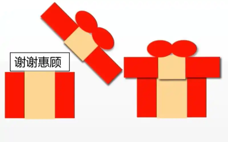 活动  ppt动画制作001～惊喜盒子～谢谢惠顾