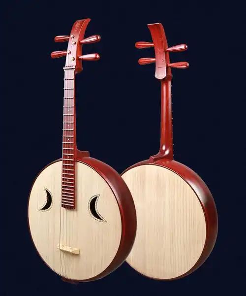 乐海qr22z徐阳阮族专业演奏大阮乐器原木色非洲紫檀木阮琴【图片 价格